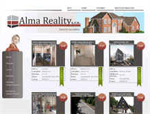 Tablet Screenshot of almareality.sk